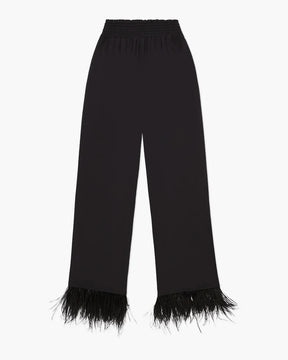 Feather Modal Jersey Pull On Pant - Black - ONFEMME By Lindsey's Kloset