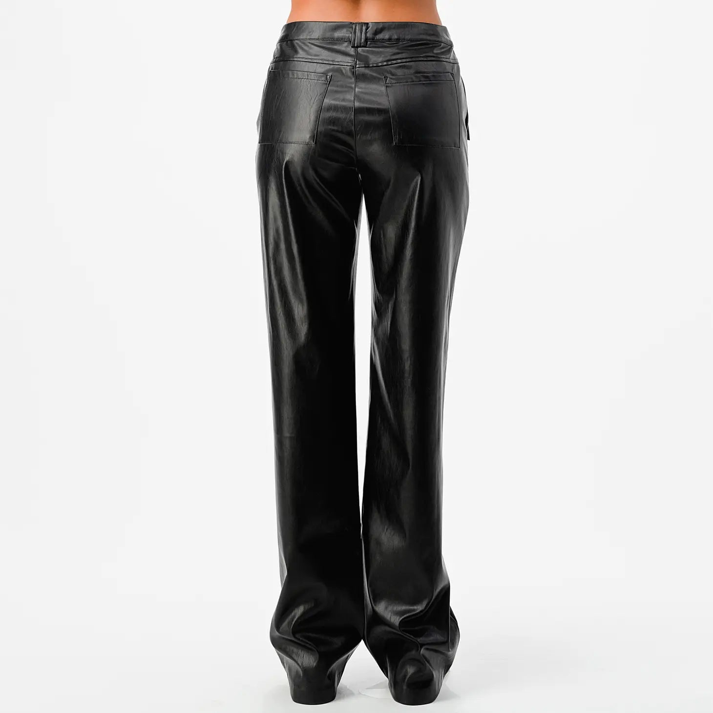 Faux Leather Utility Pant - ONFEMME By Lindsey's Kloset