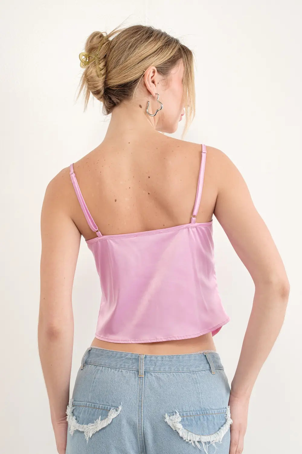 Aurora Lace Satin Cami - ONFEMME By Lindsey's Kloset