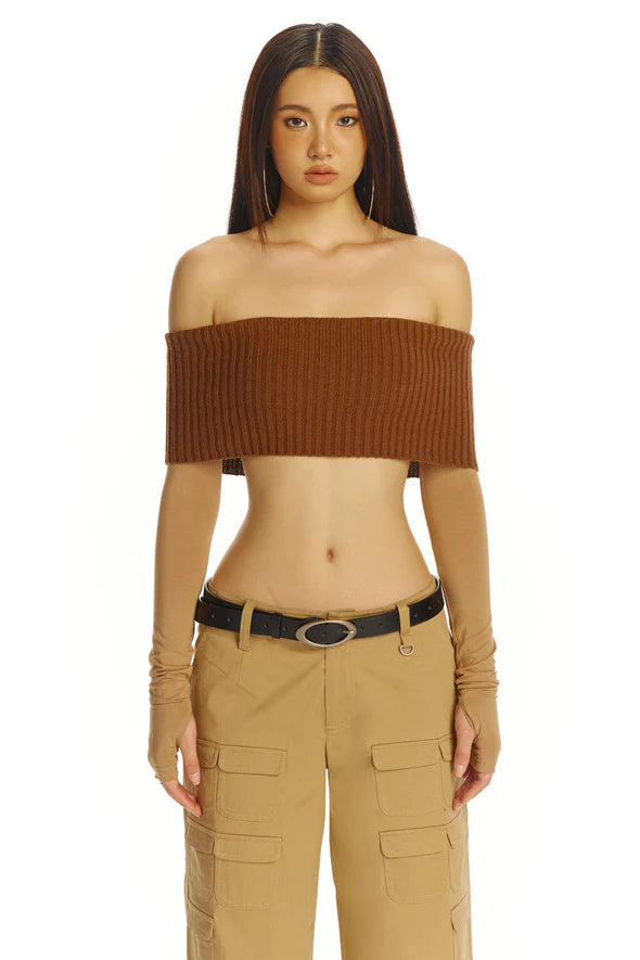 Binita Sweater - Mocha - ONFEMME By Lindsey's Kloset