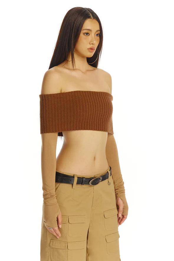 Binita Sweater - Mocha - ONFEMME By Lindsey's Kloset