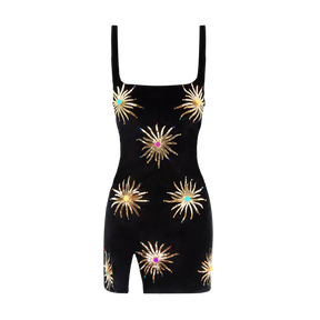 Callie Velvet Mini Dress - Black - ONFEMME By Lindsey's Kloset