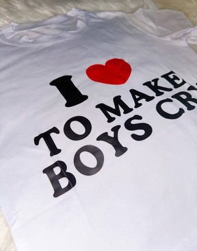 Boys Cry Baby Tee - Big Font - ONFEMME By Lindsey's Kloset