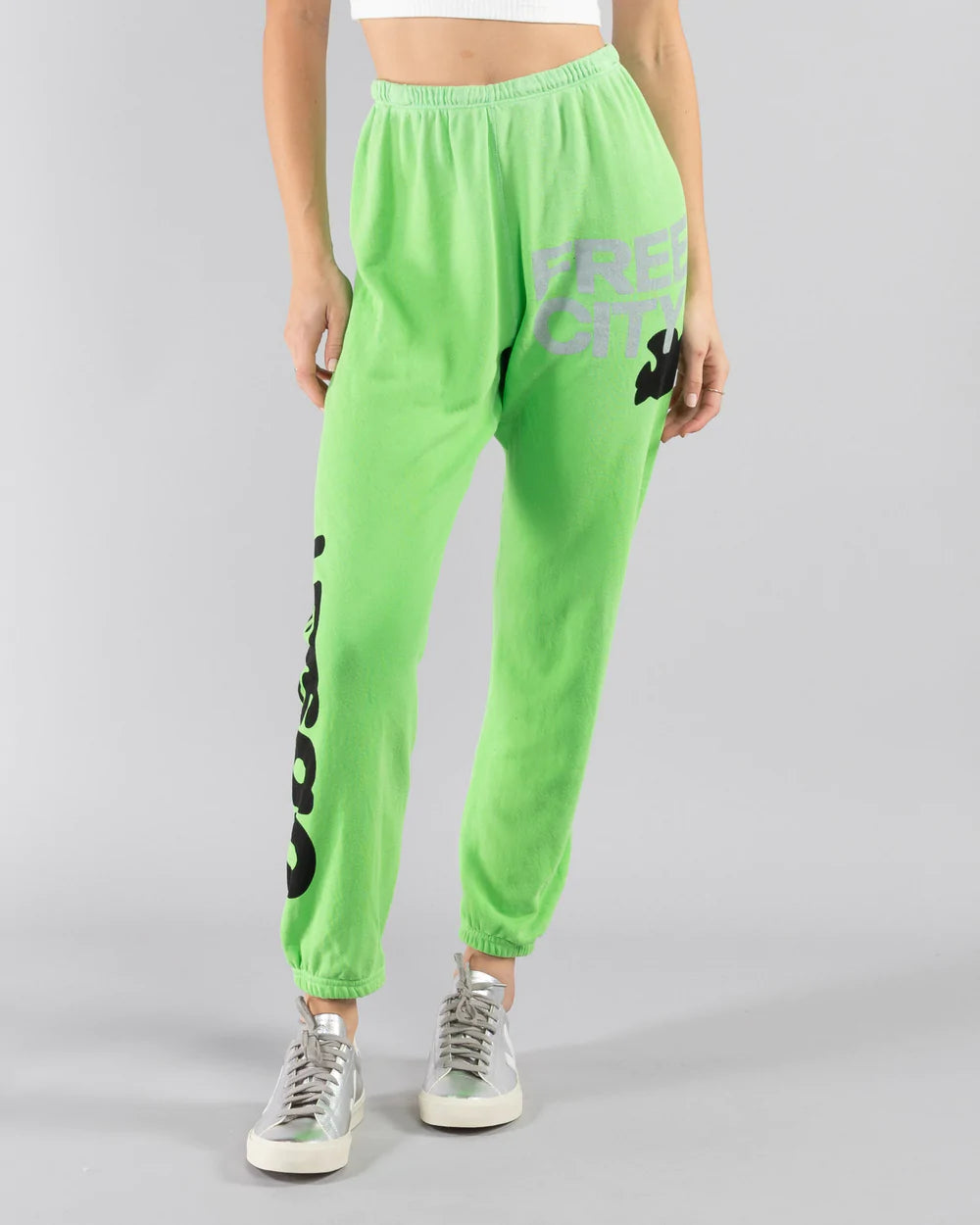 FREE CITY Lets Go OG Sweatpants - Grasshoppers - ONFEMME By Lindsey's Kloset