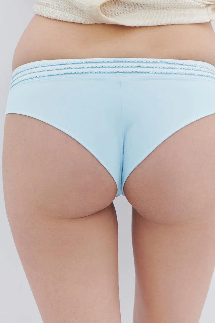 Cora Ruffle Cheeky Bikini Bottom - New Moon - ONFEMME By Lindsey's Kloset