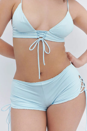 Cora Ruffle Bikini Top - New Moon - ONFEMME By Lindsey's Kloset