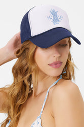 Daisy Trucker Hat - ONFEMME By Lindsey's Kloset