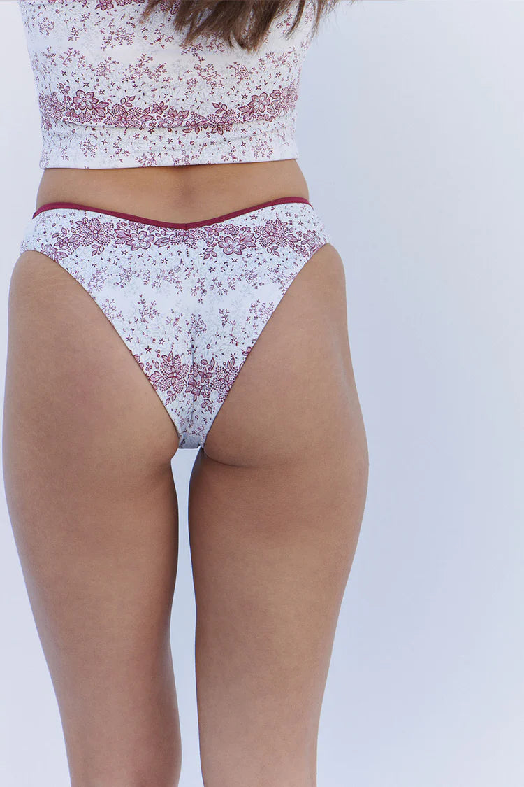 Enzo Floral Cheeky Bikini Bottom - ONFEMME By Lindsey's Kloset
