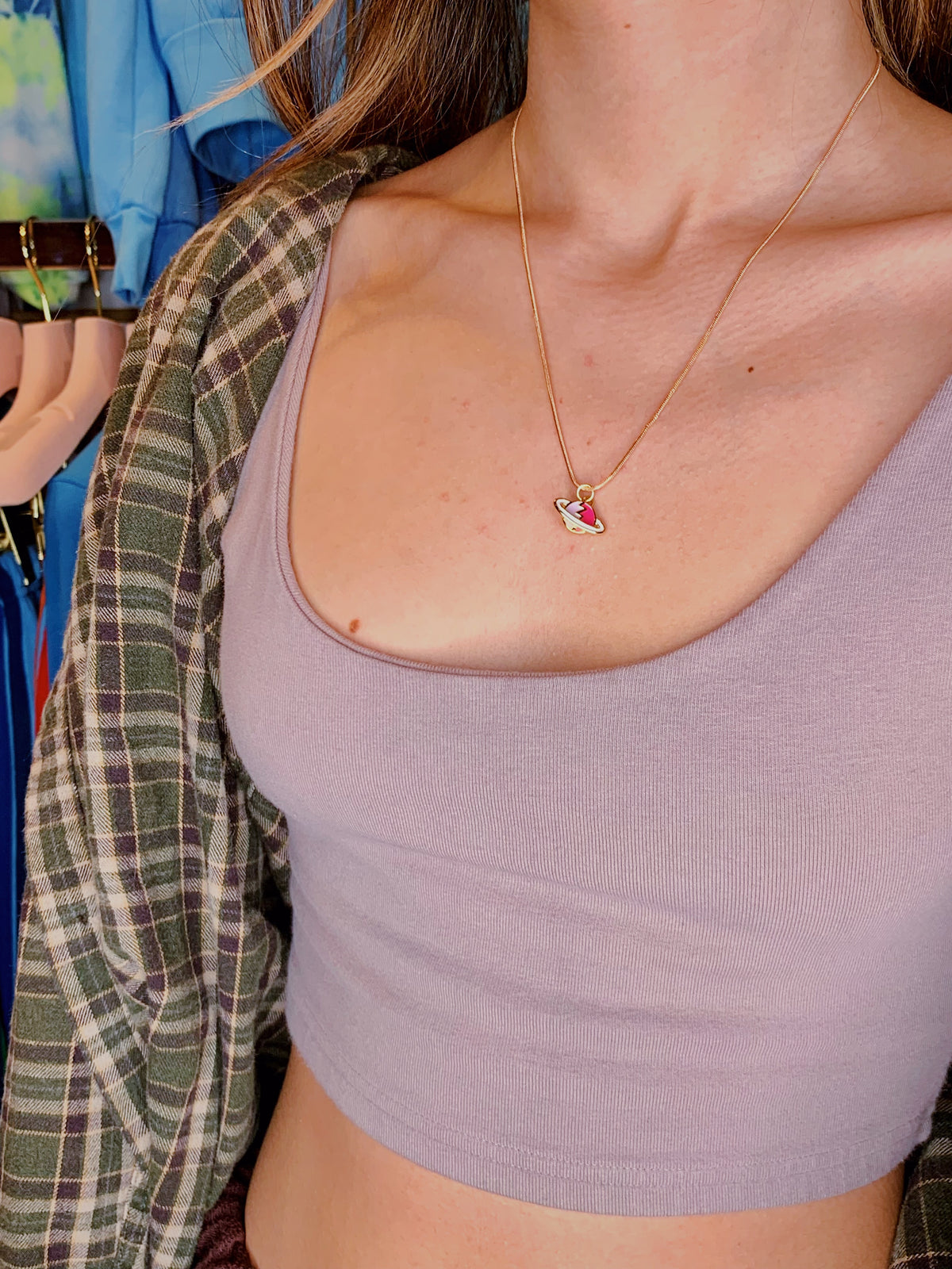 To Saturn & Back Necklace - ONFEMME By Lindsey's Kloset