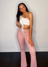 Pinky Flare Pant - ONFEMME By Lindsey's Kloset