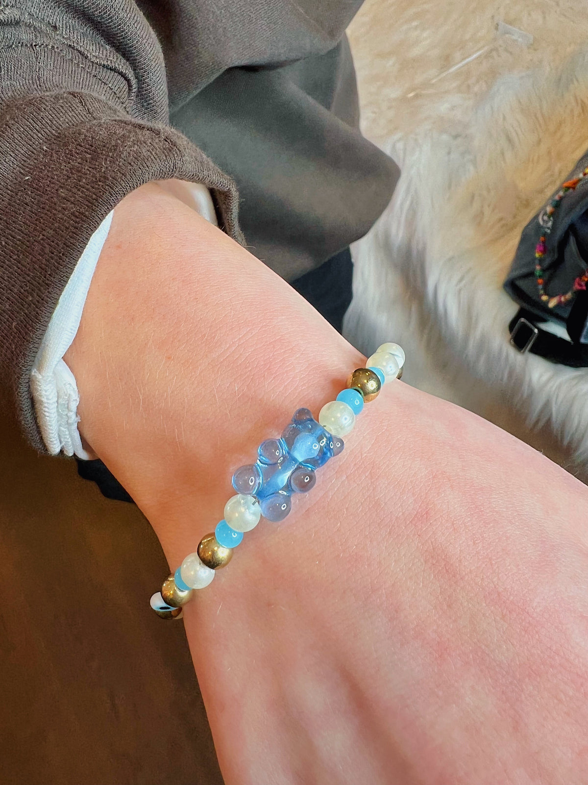 Blue Bear Bracelet - ONFEMME By Lindsey's Kloset