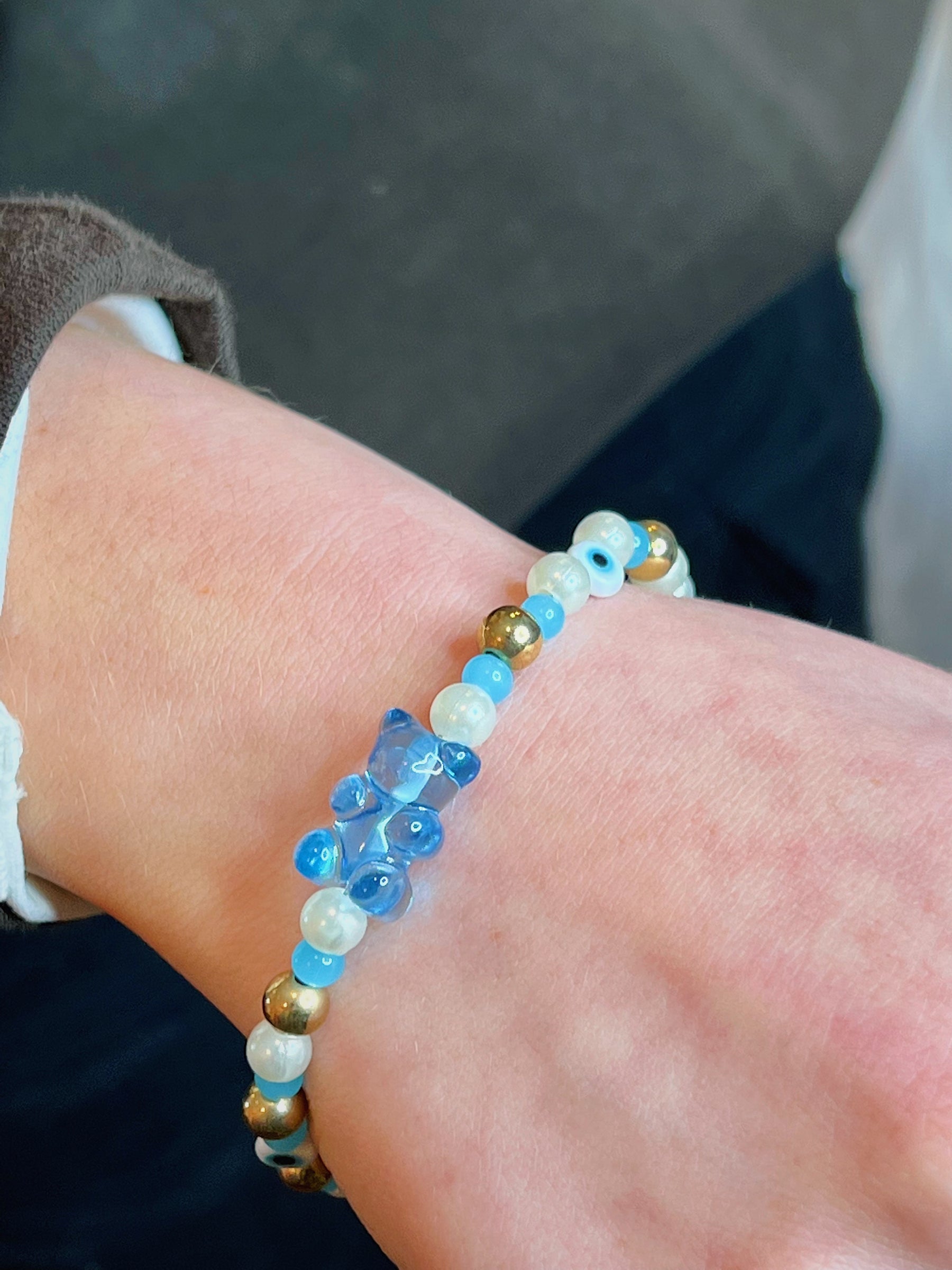 Blue Bear Bracelet - ONFEMME By Lindsey's Kloset