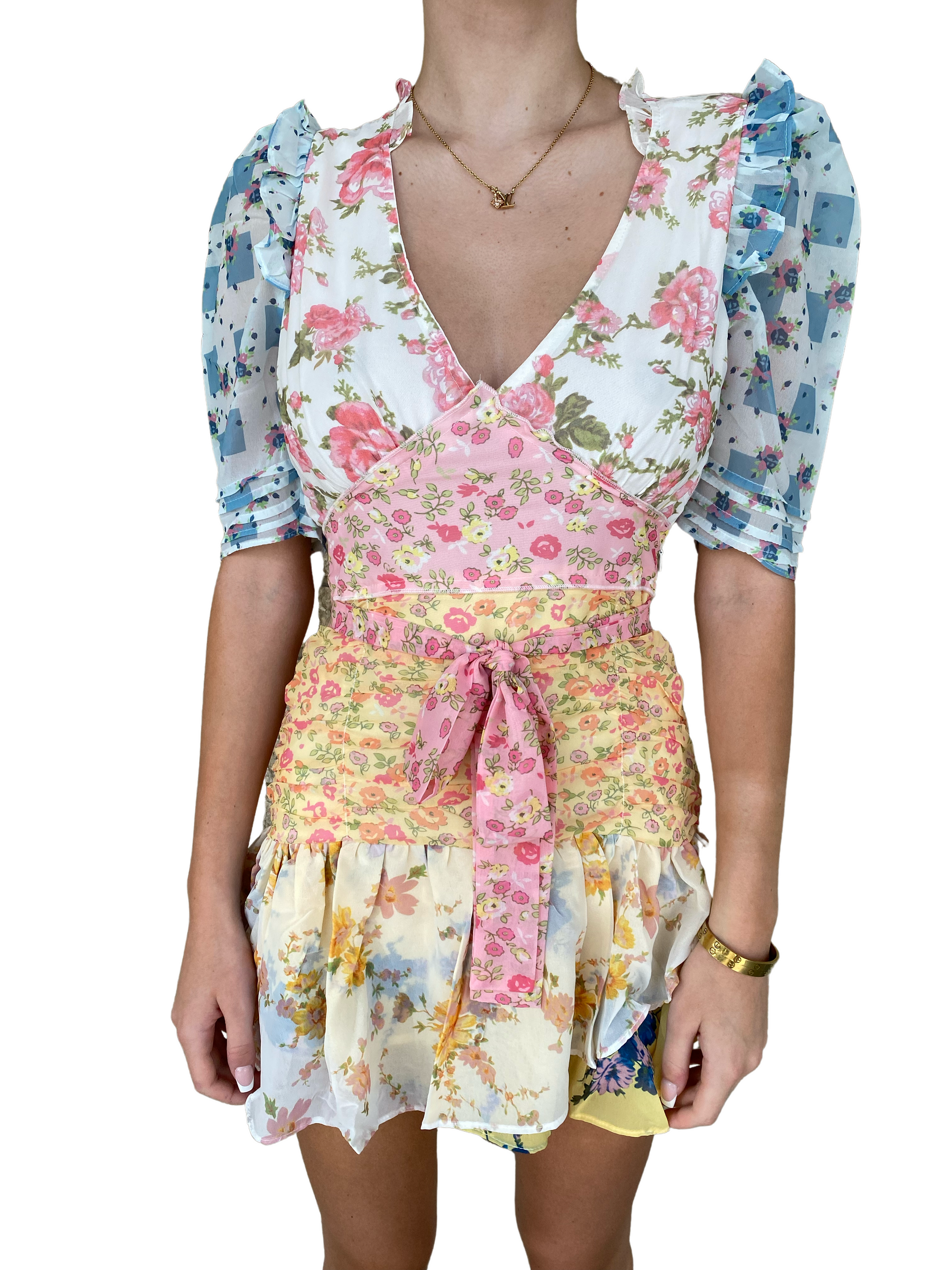 Floral Fields Mini Dress - ONFEMME By Lindsey's Kloset