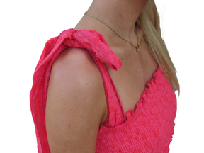 Pink Rose Midi Dress - ONFEMME By Lindsey's Kloset