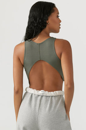 CURVE CROP TANK - SUMMIT FLEXRIB - ONFEMME By Lindsey's Kloset