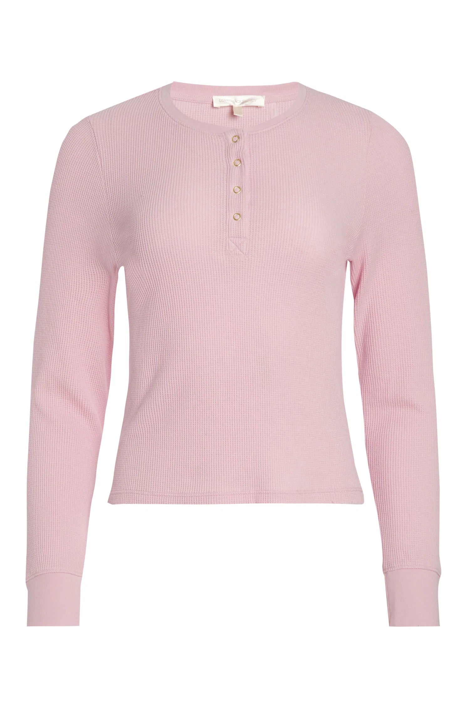 Thelia Waffle Knit Henley - ONFEMME By Lindsey's Kloset