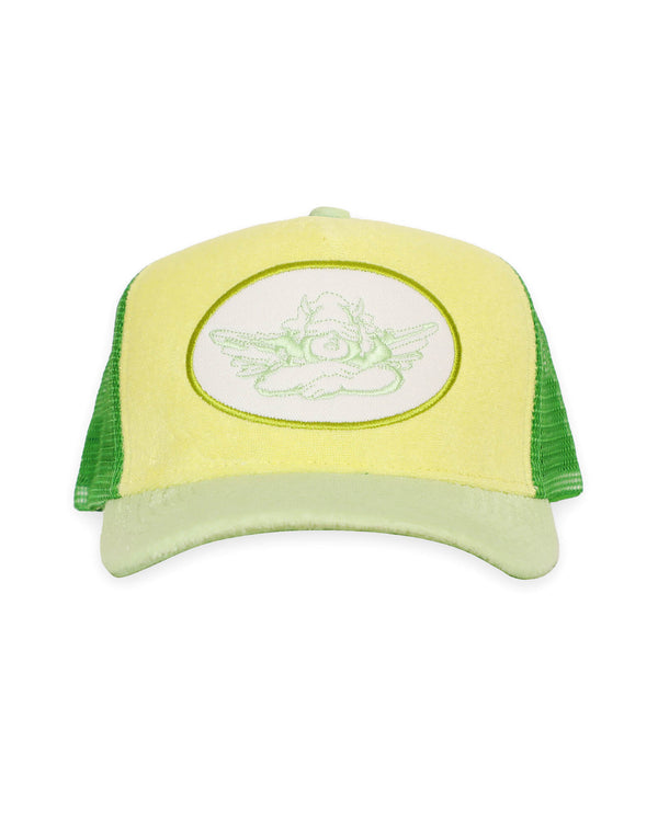 KEY LIME TERRY TRUCKER HAT - ONFEMME By Lindsey's Kloset