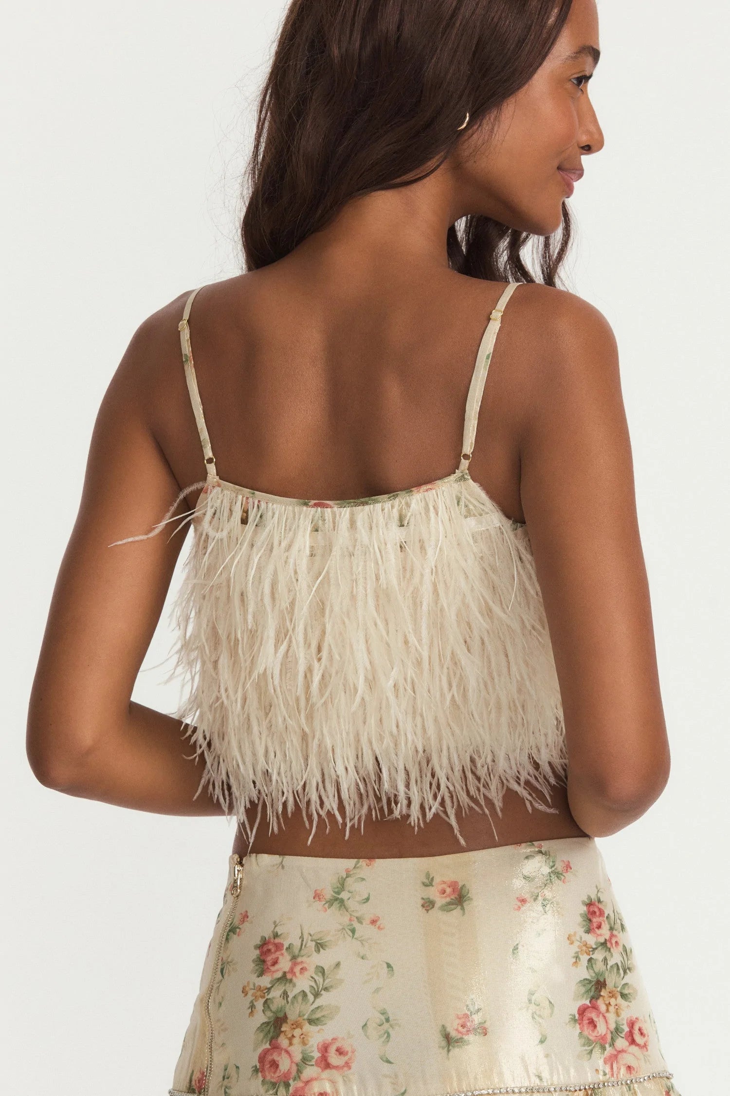 Dusty Crop Cami - Golden Fog - ONFEMME By Lindsey's Kloset