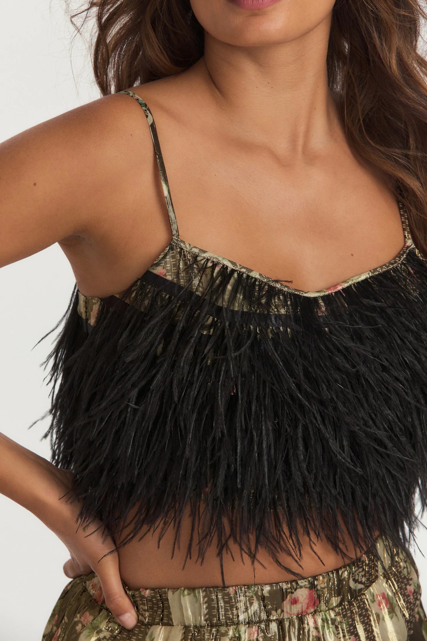 Dusty Crop Cami - Midnight Ruby - ONFEMME By Lindsey's Kloset