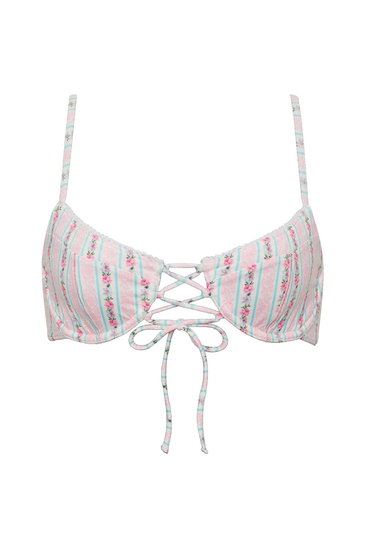 Lucia Floral Underwire Bikini Top - ONFEMME By Lindsey's Kloset
