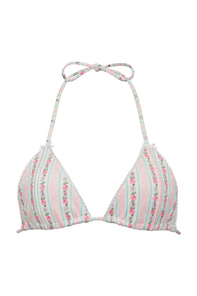 Nick Floral Triangle Bikini Top - ONFEMME By Lindsey's Kloset