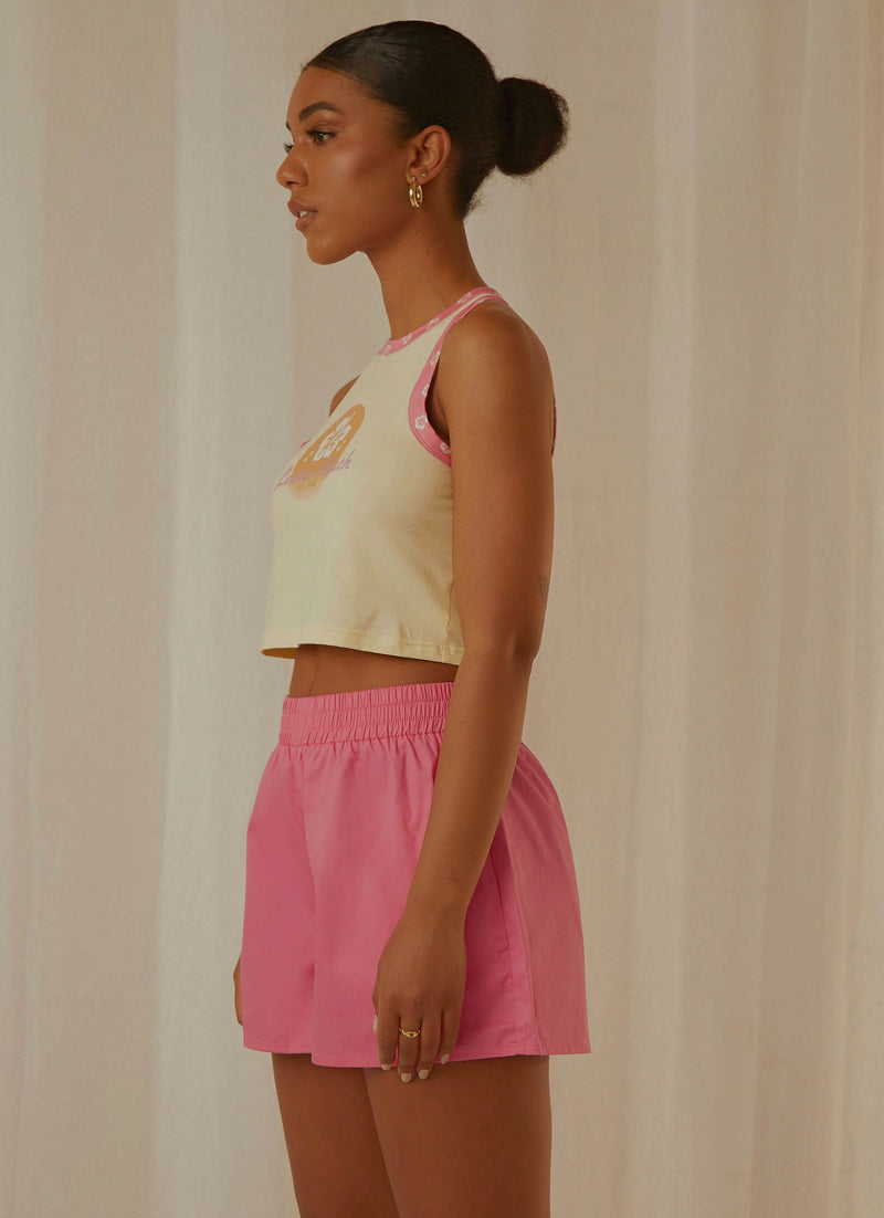 Lankai Traveller Crop - Butter - ONFEMME By Lindsey's Kloset