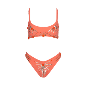 Ruby Bikini Set - Tangerine - ONFEMME By Lindsey's Kloset