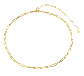 Paperclip Choker Necklace - ONFEMME By Lindsey's Kloset