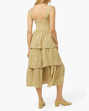 Corset Poplin Moody Baroque Maxi Dress - ONFEMME By Lindsey's Kloset