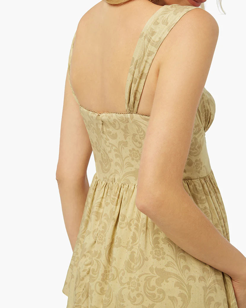Corset Poplin Moody Baroque Maxi Dress - ONFEMME By Lindsey's Kloset