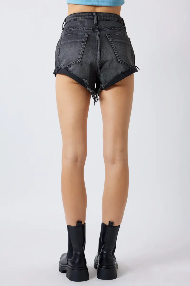 Rosanne Denim Shorts - ONFEMME By Lindsey's Kloset
