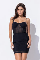 Mesh Me If You Can Mini Dress - ONFEMME By Lindsey's Kloset