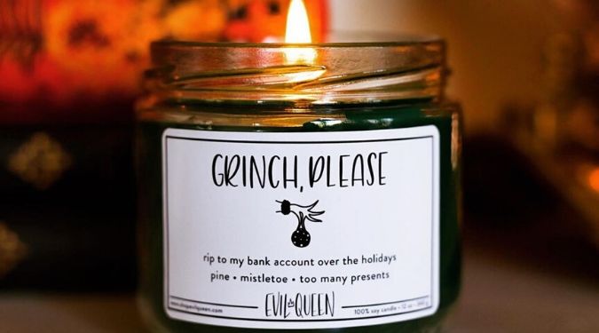 Grinch Please Candle - ONFEMME By Lindsey's Kloset