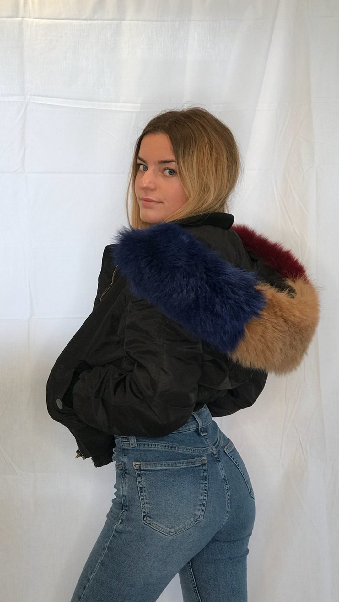 Faux Fur Bomber Jacket - ONFEMME By Lindsey's Kloset