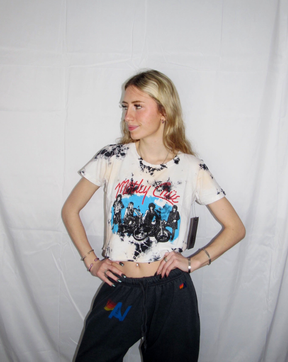 Mötley Crüe Moto Tie-Dye Crop Top - ONFEMME By Lindsey's Kloset