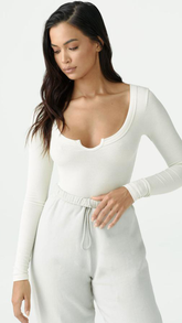 Henley Long Sleeve - ONFEMME By Lindsey's Kloset