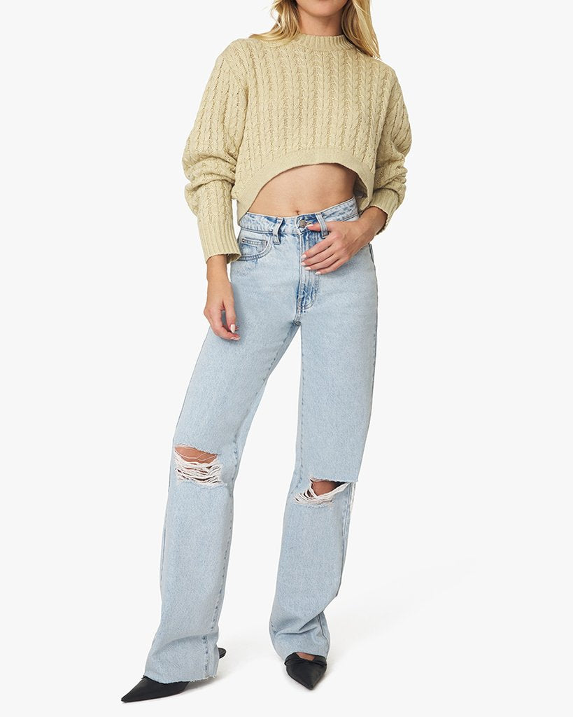 HIGH RISE DAD RIGID DENIM JEAN - ONFEMME By Lindsey's Kloset