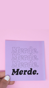 Merde Sticker - ONFEMME By Lindsey's Kloset