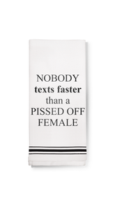 Pissed Off Female Towel - ONFEMME By Lindsey's Kloset